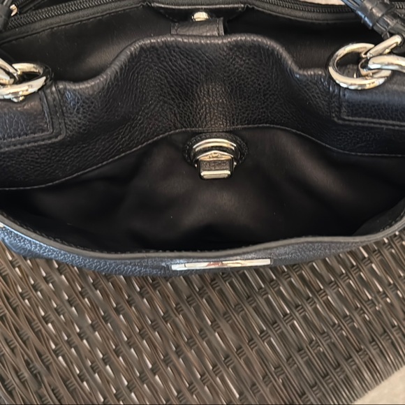 Coach Penelope turnlock black satchel tote bag - Picture 4 of 8